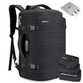 Tzowla Laptop Rucksack 40L Wasserdicht Schwarz