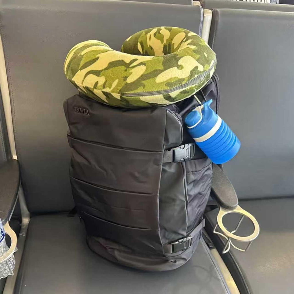 Tzowla Laptop Rucksack 40L Wasserdicht Schwarz