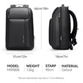 MARK RYDEN Reiserucksack 25-35L Laptop Tasche Schwarz