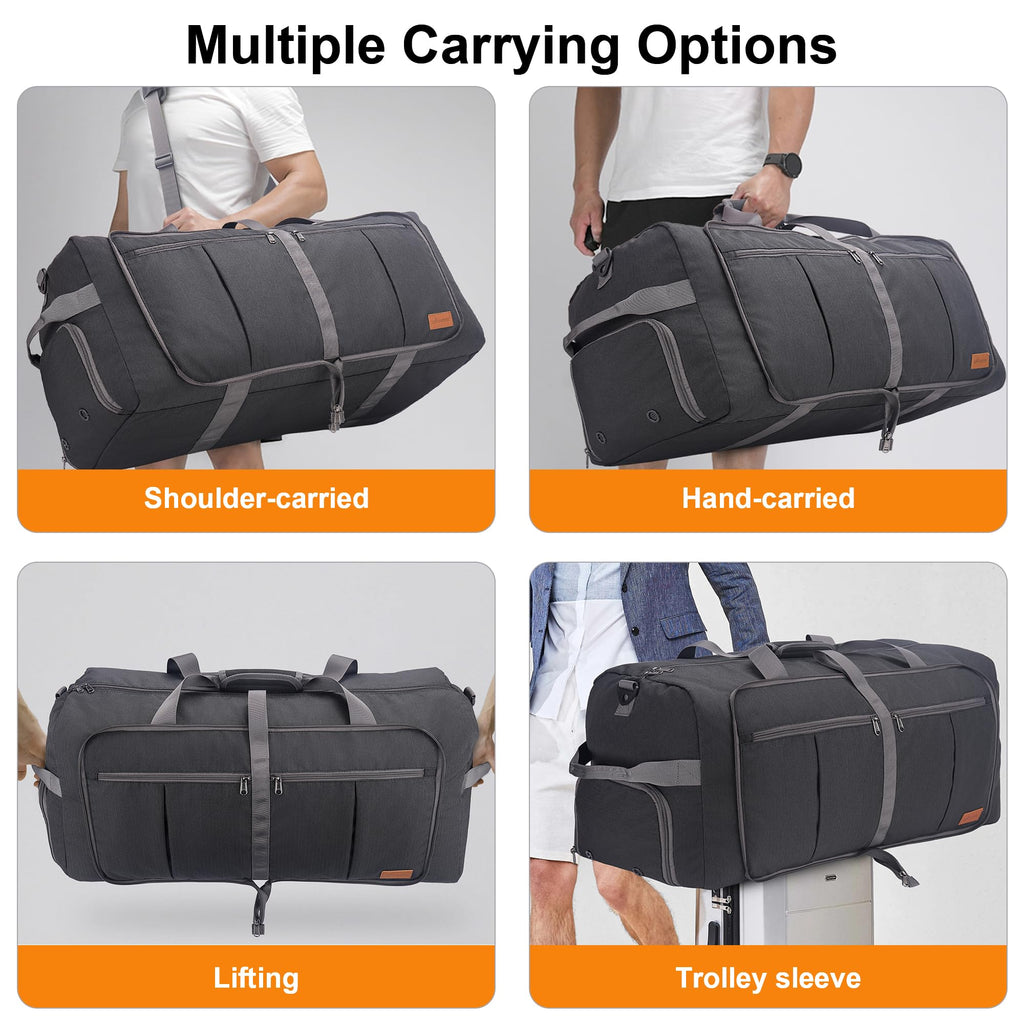 Upeelife Große Reisetasche 125L Herren Damen